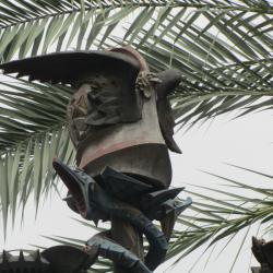 Detail van Gaudi-architectuur